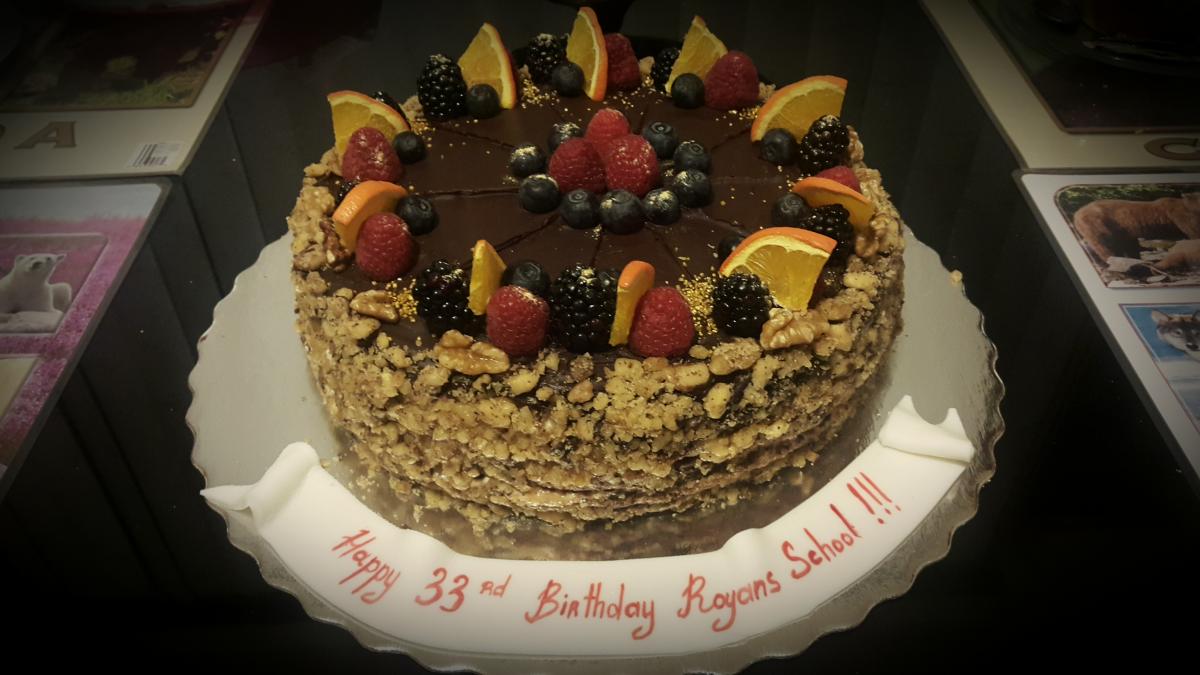 Royans School Anniversary Cake