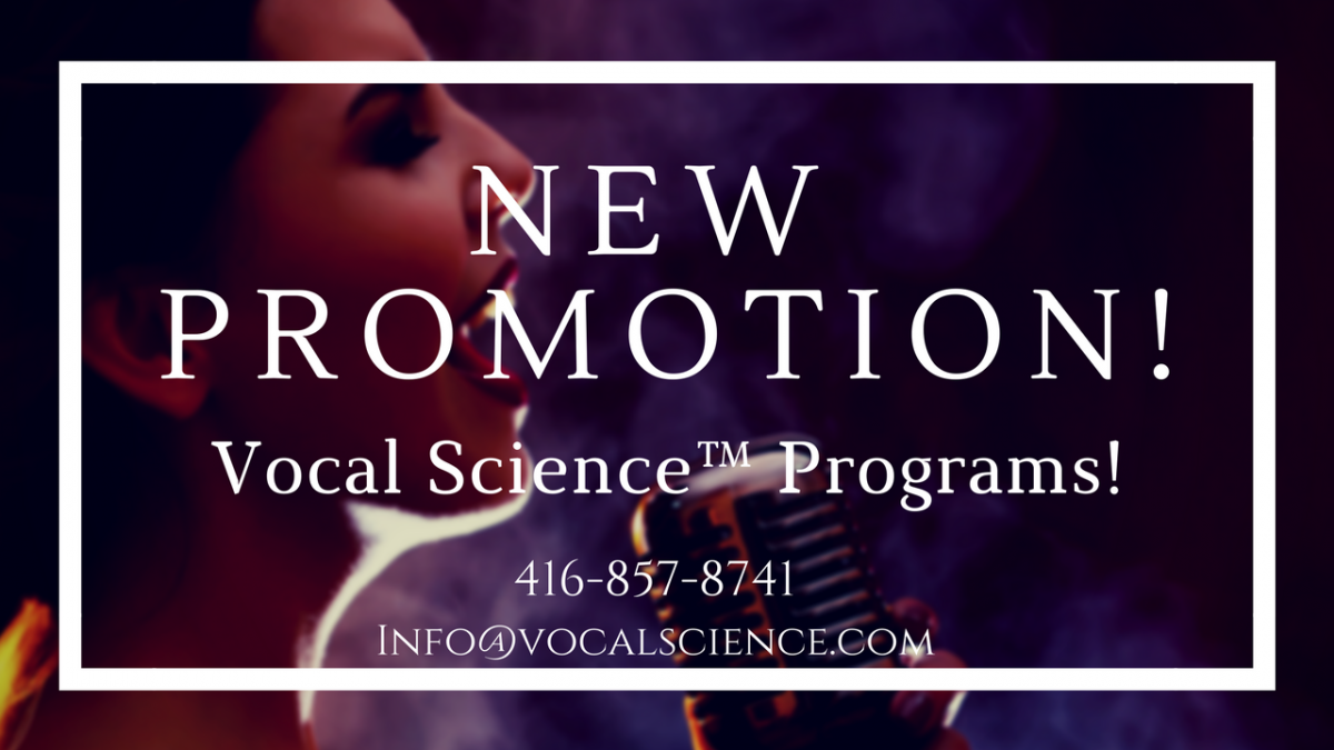 Vocal Science Ad - New Promotion