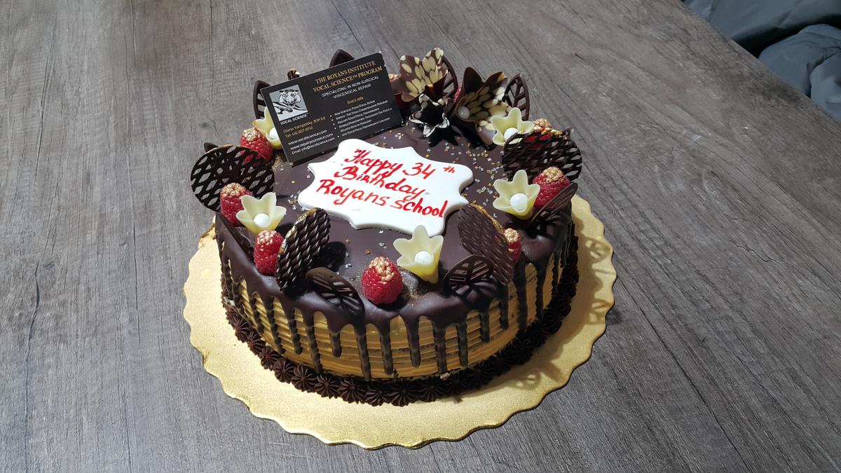 34th Anniversary Workshop 2018 Birthday Cake