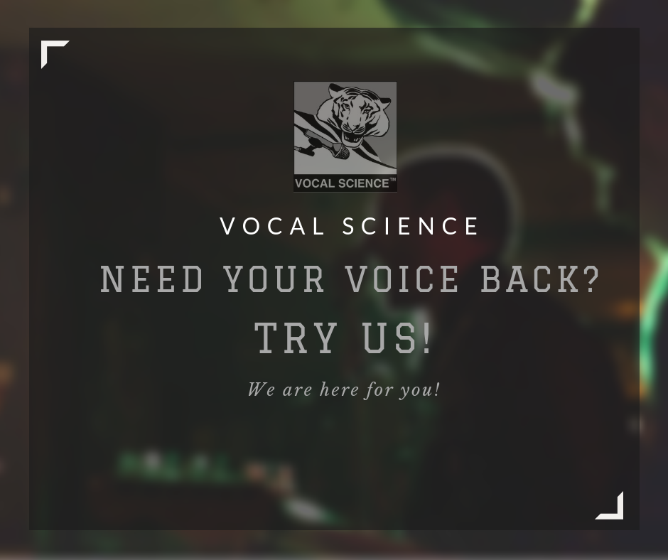 Need Your Voice Back - Try Us