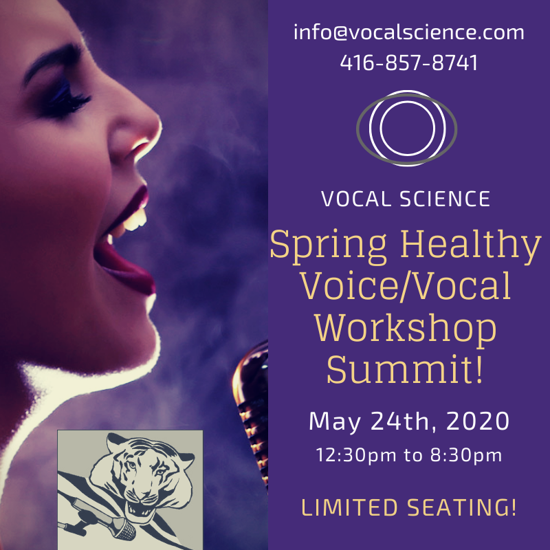 Vocal Science Ads - Workshops -  May 24th 2020