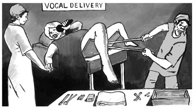 vocal cartoon - labour